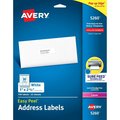 Avery Label, Ezpeel, Lsr, 1X2.6, We 750PK AVE5260
